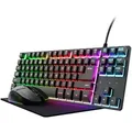Produktbild: Trust GXT794 3-in-1 Gaming Bundle Bundle bestehend aus Tastatur, Maus und Mauspad