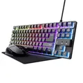 Produktbild: Trust Gaming Set Tastatur Maus Mauspad LED Gaming Bundle DE Layout QWERTZ