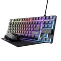 Produktbild: Trust Gaming Set Tastatur Maus Mauspad DE Layout QWERTZ Gaming Bundle PC Set