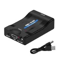 Produktbild: HDMI auf SCART Konverter - 720/1080P Switcher für Video und Audio, unterstützt PAL/NTSC, kompatibel mit SKY HD, Blu-Ray, HDTV, STB, VHS, Xbox, PS4, DVD, PC