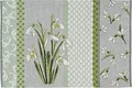 Produktbild: Sander Tischset Snowdrops 2er-Pack Gobelin grün-grau Größe 32x48 cm