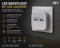 Produktbild: REV LED-Nachtlicht mit USB-LADEGERÄT
