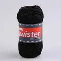 Produktbild: ROLLER Strickgarn Twister Ibiza - schwarz - 50g