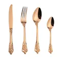 Produktbild: 4-Piece Food Grade 18/10 Edelstahl Flatware modernes imperiales Design Bestec...
