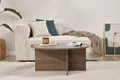 Produktbild: Skye Decor, Soleil - Walnut, Couchtisch, Nussbaum, 100 % Melaminplatte, 90 x 90 x 40 cm