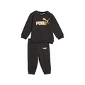 Produktbild: PUMA Unisex Kinder Minicats Ess+ Crew Jogger Fl Trainingsanzug, Puma Schwarz, 74 EU