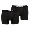 Produktbild: Levi's Herren Boxershorts 6er Pack - Solid Basic Boxer Brief - 905001001 (Schwarz, XXL)