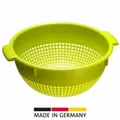 Produktbild: WESTMARK Seiher Abtropfsieb Nudelsieb Gemüsesieb Sieb Seitengriffe Ø 24 cm grün