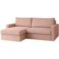 Produktbild: Kaiser Möbel Ecksofa, Rosa, Textil, 3-Sitzer, Füllung: Komfortschaum, L-Form, 147x140 cm, Wohnzimmer, Sofas & Couches, Wohnlandschaften, Ecksofas