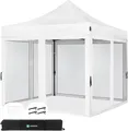 Produktbild: VONROC Pavillon 3x3m wasserdicht stabil - Partyzelt EasyUp System [3Min Aufbau] Popup Faltpavillon modular erweiterbar als Festival Zelt, Gartenpavillon