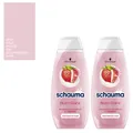 Produktbild: 2x400ml Schauma Nutri Glanz Haar Reparatur Shampoo mit Erdbeere vegan