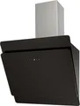 Produktbild: PKM Dunstabzugshaube Kopffreihaube Wandesse Metall Glas S3-60 ABTZ schwarz 60 cm