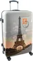Produktbild: Reisekoffer Paris Hartschalentrolley Eifelturm Groß 4 Rollen Trolley Bowatex