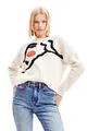 Produktbild: Desigual Women's Pullover_TRAZO Sweater, White, L