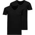 Produktbild: JACK AND JONES JACK&JONES Herren T-Shirt, 2er Pack - JACBASIC V-NECK TEE, Kurzarm, einfarbig, Baumwolle