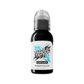 Produktbild: World Famous Limitless Tattoo Ink, Vegan Professional Premium Permanent Tattooing Inks, Obsidian Black 120ml