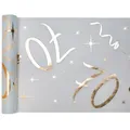 Produktbild: (1qm=5,33 EUR) Tischläufer 70. Geburtstag Metallic, 5m x 30cm