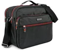 Produktbild: BAG STREET - Arbeitstasche Herren – Flugbegleiter Tasche aus Nylon mit Trolleyhalterung, gepolstertem Schultergurt & mehreren Reißverschlussfächern