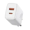 Produktbild: Schnellladegerät USB / USB Type C 20W 3A Power Delivery Quick Charge 3.0 Weiß