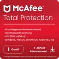 Produktbild: McAfee Total Protection 1-10 Geräte 1 Jahr ESD Lizenz License Key Code Number