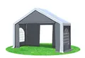 Produktbild: Stabilezelte Partyzelt 4x2m Modular Professional PVC 500 g/m² mit Fenster Weiss GRAU