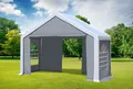 Produktbild: Partyzelt 4x2m Weiß Grau PVC Festzelt Pavillon wasserdicht Profi Modular Event