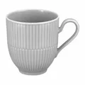 Produktbild: Seltmann Weiden Henkelbecher Amina Silbergrau, Tasse, Porzellan, Grau, 350 ml