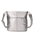 Produktbild: Tasche zwei MADEMOISELLE.M M8 silver aus echtem Leder perfekt als Geschenk