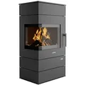 Produktbild: Justus | Kaminofen | Voga (W+) | 7 kW | Stahl Schwarz