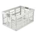 Produktbild: keeeper ben Stabile Profi-Klappbox mit Soft-Touch Griffen, 54 x 37 x 28 cm, 45 l, Silber (Light Silver)