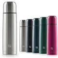 Produktbild: Blumtal® Thermosflasche 1L - BPA-freie Thermoskanne für warm&kalt - auslaufsichere Isolierflasche 1L aus Edelstahl rostfrei - Thermosflasche mit Becher - Thermoflasche - Stainless Steel - Silber