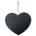 Produktbild: Gasper Hängedekoration SCHIEFER-HERZ Hänger 20x17cm. Schieferherz. Kanten GESCHNITTEN.