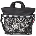 Produktbild: Klickfix Reisenthel Bikebasket Gepäckträger-Tasche Oval M 0308FS fleur-schwarz