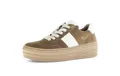 Produktbild: Gabor Damen Low-Top Sneaker, Frauen Halbschuhe,Best Fitting,Freizeitschuhe,Turnschuhe,Laufschuhe,schnürschuhe,Lion/Panna,39 EU / 6 UK