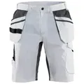 Produktbild: BLÅKLADER Arbeitsshorts Maler Shorts mit Stretch (1-tlg) grau|weiß 46