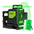 Produktbild: Huepar 902CG 2 x 360 Kreuzlinienlaser Grün, 360 Grad Linienlaser Selbstnivellierenden Laser Level mit Pulsfunktion, Umschaltbar Zwei 360°-Laserlinie, 25m Arbeitsbereich, inkl. Magnetische Halterung
