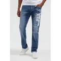 Produktbild: CAMP DAVID Regular-fit-Jeans mit normaler Leibhöhe blau 34