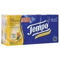 Produktbild: Tempo Taschentücher Plus, 4-lagige Papiertücher in bewährter Tempo Qualität mit Aloe Vera und Mandelöl, 12 x 9 Tücher (108 Tücher)