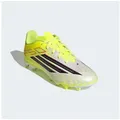 Produktbild: adidas Performance F50 CLUB FIRM GROUND / MULTI GROUND KIDS Fußballschuh für viele verschiedene Böden geeignet, für Kinder & Jugendliche gelb 38 EU