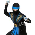 Produktbild: Widmann Kombat Ninja mit Waffenset (122, 128) (WI38656)