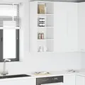 Produktbild: vidaXL Hängeschrank mit Speicher Weiß 40 x 29,5 x 100 cm Holzwerkstoff