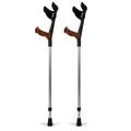 Produktbild: Pulox Magic-Soft - Krücken mit Soft-Grip - Paar (2 Stk.) in Schwarz/Kork