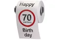 Produktbild: Goods+Gadgets Papierdekoration Lustiges Fun Klopapier zum 70. Geburtstag, Toilettenpapier Geschenkartikel