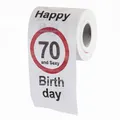 Produktbild: Lustiges Klopapier zum 18 30 40 50 60 70 Geburtstag Fun Toilettenpapier Geschenk