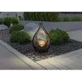 Produktbild: Globo Lighting Solarleuchte Kunststoff bronzefarben, LED