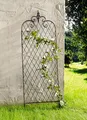 Produktbild: filigranes Rankgitter Raute aus Metall in Antik-Optik, 45 x 115 cm, Rankhilfe, Spalier, Rankgerüst, Gartenstecker, Dekostecker