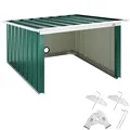 Produktbild: DeubaXXL DE Mähroboter Garage Grün Metall 89x90x54cm 109177