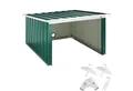 Produktbild: Gardebruk Mähroboter-Garage, Pultdach Metall 89x90x54cm Wetterbeständig Dach klappbar 4x Erdanker