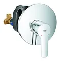Produktbild: GROHE QUICKFIX Start - Einhand-Brausearmatur (Wandmontage, Fertigmontageset, langlebige Oberfläche), chrom, rund, 32590002