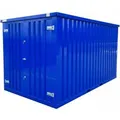 Produktbild: LagercontainerXXL 4m Lagercontainer mit Doppeltür & Doppelverriegelung RAL5002 Ultramarinblau 3,88x2,14x2,09